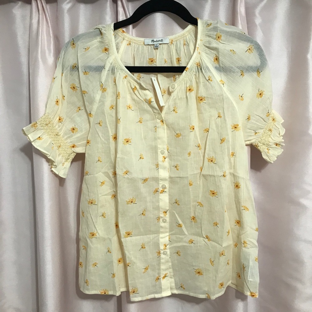 Madewell Floral Blouse